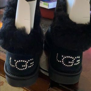 Ugg Bling mini boot Black 8 Ladies